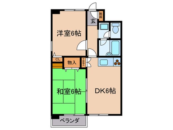 カピト－ル川崎Ⅰの物件間取画像